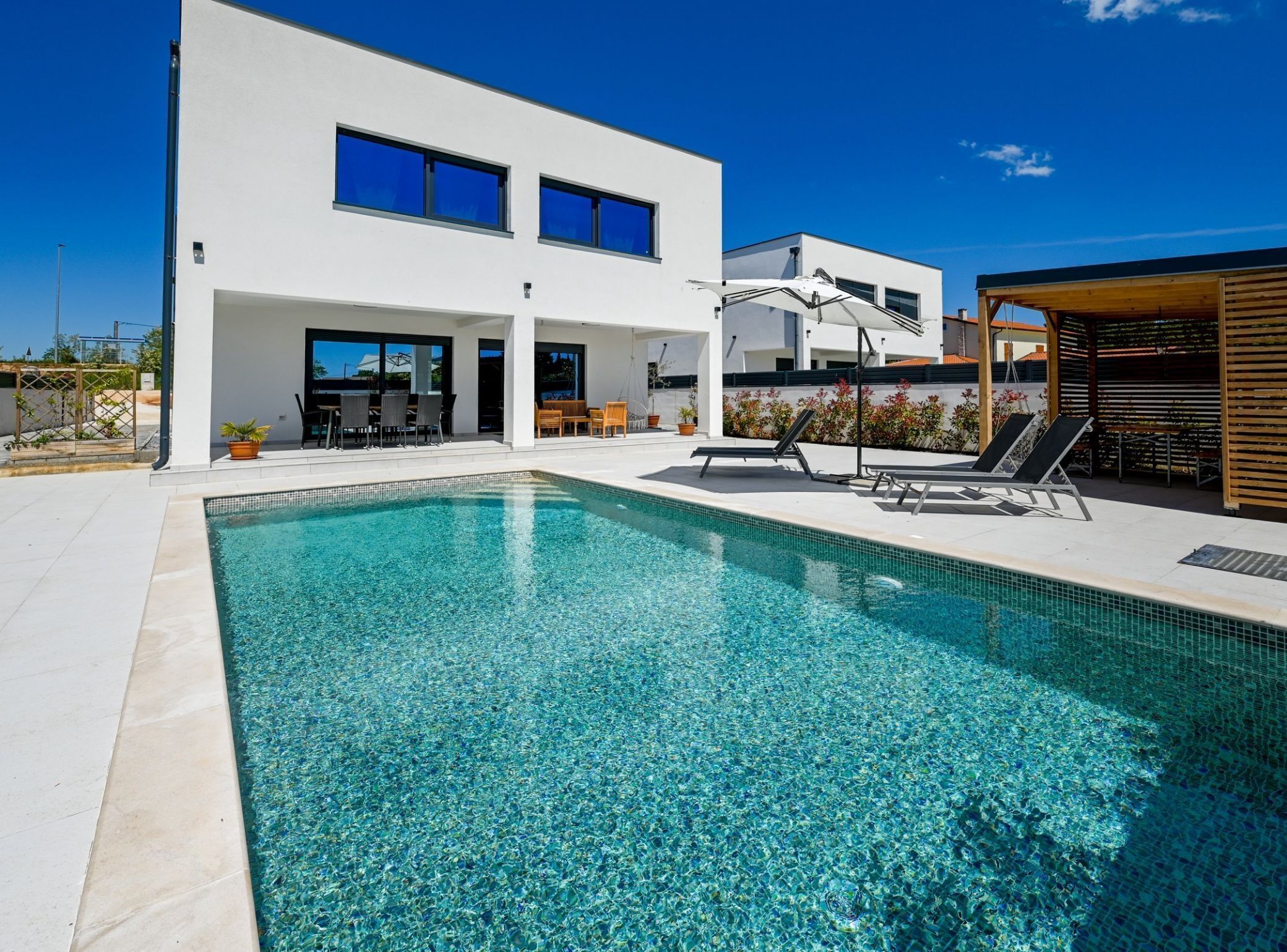 Villa (Four Bedroom Villa with Pool) | Außenpool