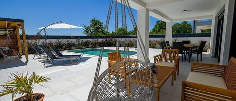 Villa (Four Bedroom Villa with Pool) | Outdoor pool