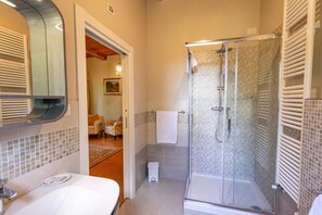 Shower, hair dryer