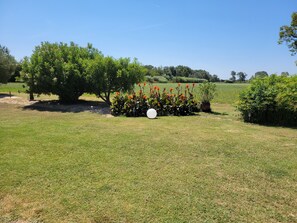 Property grounds - Country house with swimming pool, overlooking 15 ha of meadows, 10 mns from Arles. (Arles)
