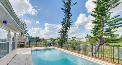 Canal-front Fishing & Pool: North Port Home