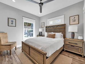 4 chambres, fer et planche à repasser, accès au Wi-Fi (inclus)