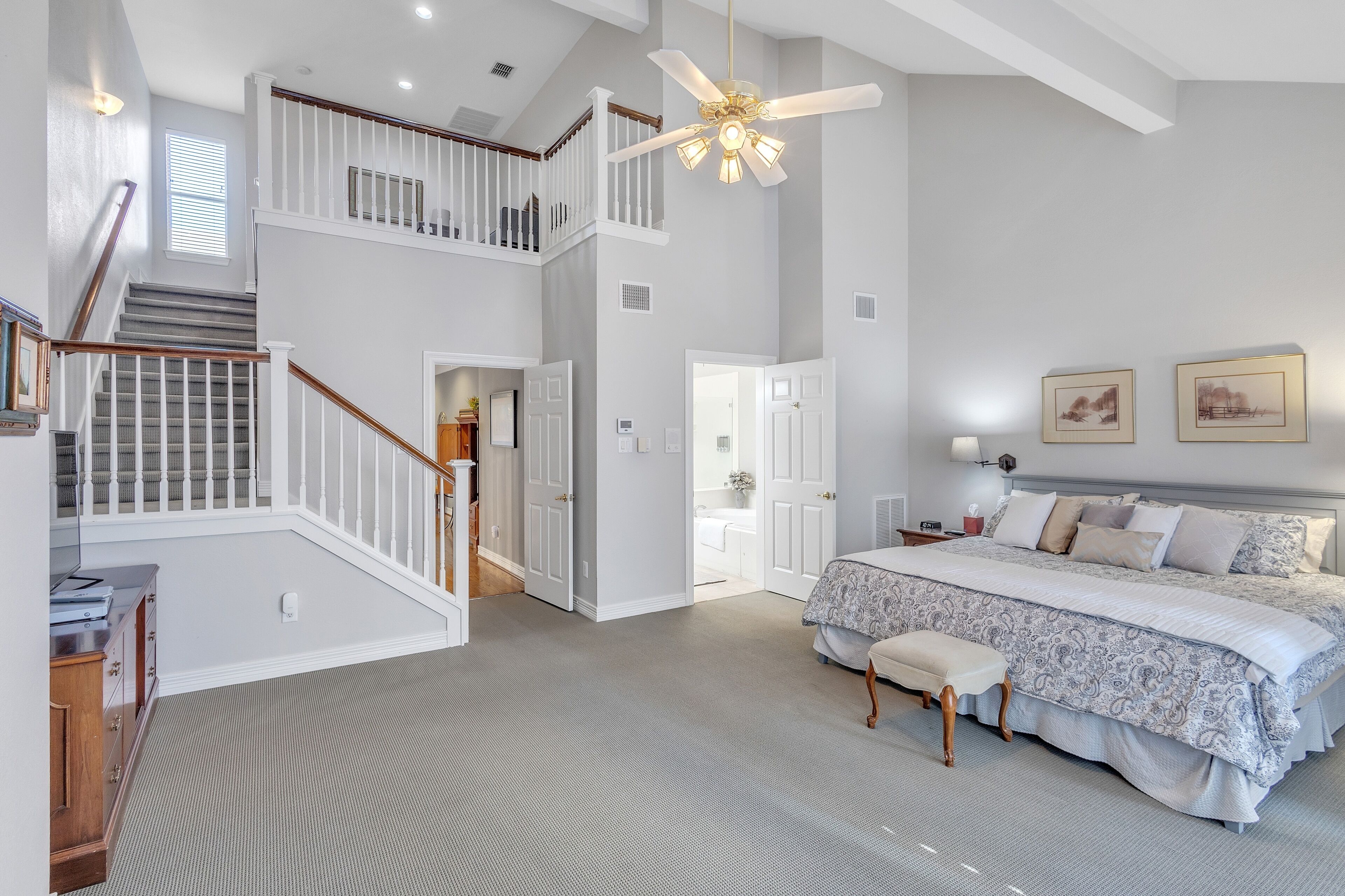 Townhome, 3 Bedrooms | 3 bedrooms, desk, laptop workspace, iron/ironing board