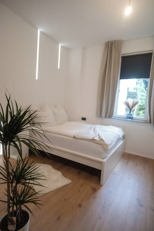 1 chambre, lit de bébé portatif, Wi-Fi, literie fournie