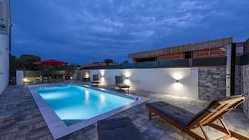 Villa (Four Bedroom Villa with Pool) | Outdoor pool | Outdoor pool, pool umbrellas, sun loungers