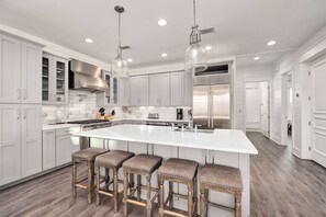 Fridge, microwave, oven, dishwasher - Dawn Patrol|Easy Beach Access|Private Pool|Golf Cart|Gulf Views in Grayton Beach (Grayton Beach)