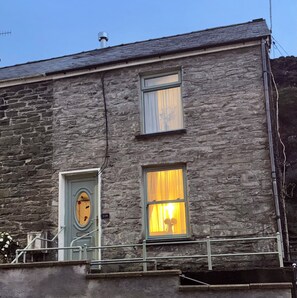 Exterior detail - Miners cottage in Snowdonia (Blaenau Ffestiniog)