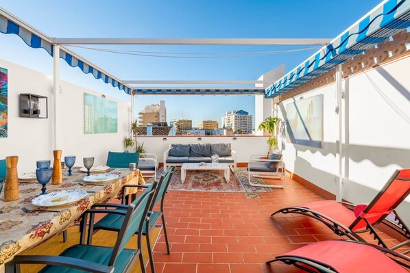 Outdoor dining - RDR451 - Fab Marbella centre with rooftop terrace (Marbella)