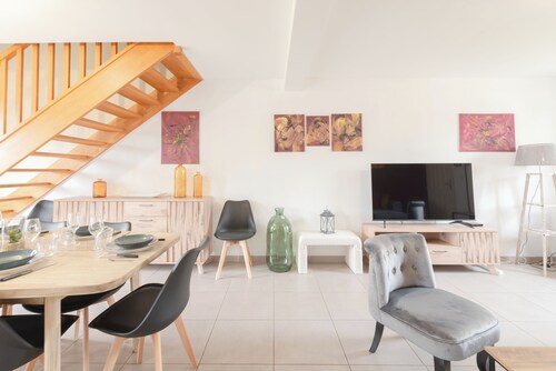 Maison 8 pers avec jardin à 15 min à pied de la plage de la Joselière