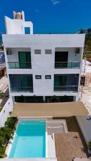 Exterior - House 2 blocks from the beach for 20 people ready for your meetings. (Chelem)