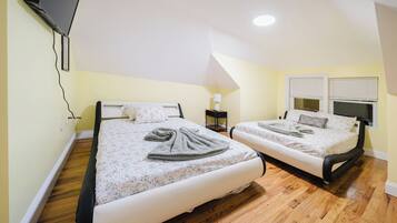 5 chambres, fer et planche Ă repasser, Wi-Fi gratuit, draps fournis