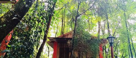 Casa de campo superior, balcón, vista a la colina | 1 habitación y espacio para trabajar con laptop