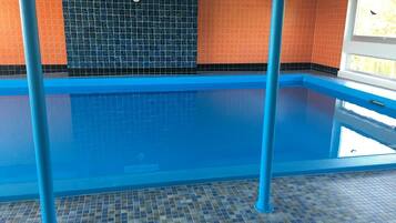 Indoor pool, a heated pool
