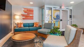 Sala de estar en el lobby