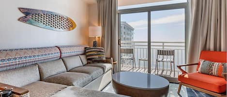 스위트, 침실 3개, 바다 전망 | 발코니 전망