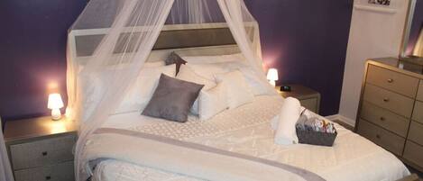 1 habitación, tabla de planchar con plancha y wifi