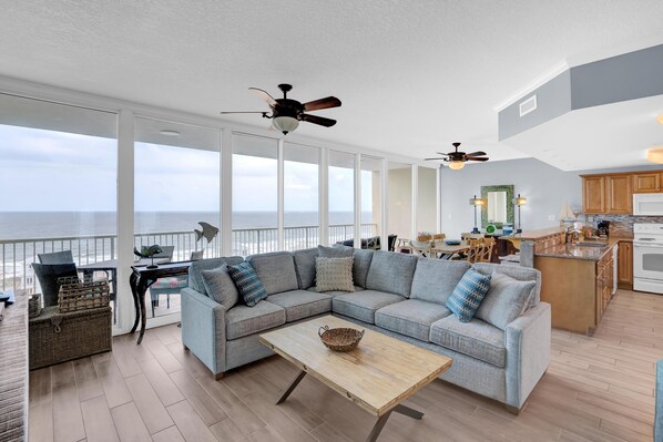 Condo, Multiple Beds (Sanibel 1103) | Living area - Sanibel 1103 (Gulf Shores)