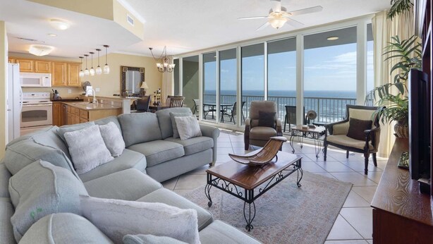 Condo, Berbilang Katil (Sanibel 1201) | Ruang tamu