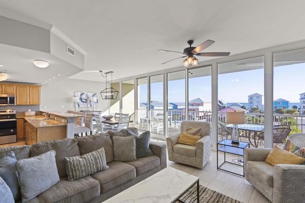 Condo, Multiple Beds (Sanibel 305) | Living area - Sanibel 305 (Gulf Shores)