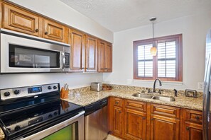 Condo, Multiple Beds (Seaside Beach & Racquet 2303) | Private kitchen | Oven, toaster