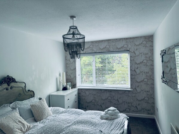Ferienhaus | 3 Schlafzimmer, Bügeleisen/Bügelbrett, kostenloses WLAN, Bettwäsche