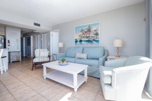 Condo, Multiple Beds (Seaside Beach & Racquet 3401) | Living area - Seaside Beach & Racquet 3401 (Orange Beach)