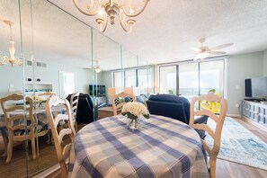 Condo, Multiple Beds (Seaside Beach & Racquet 3504) | Dining
