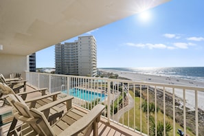 Condo, várias camas (Seaside Beach & Racquet 4507) | Piscina | Piscina aquecida