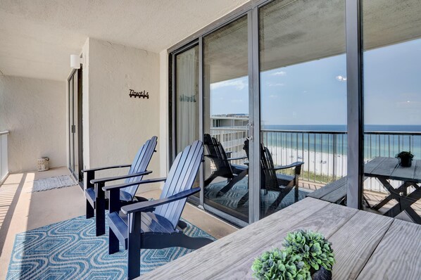 Appart'hôtel, plusieurs lits (Seaside Beach & Racquet 5917) | Terrasse/Patio