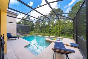 Una piscina climatizada
