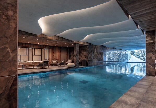Indoor pool, a heated pool
