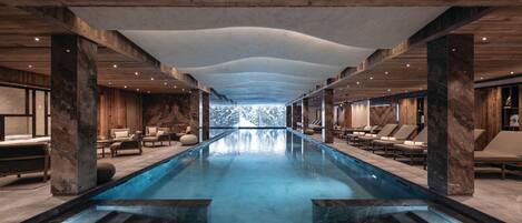 Indoor pool, a heated pool