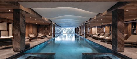 Indoor pool, a heated pool