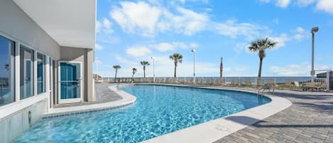 Condo, 1 Queen Bed with Sofa bed (Tradewinds 708) | Pool | A heated pool