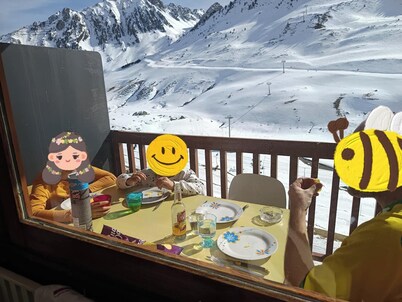 Rental La Mongie Tourmalet at the foot of the slopes studio sleeps 5