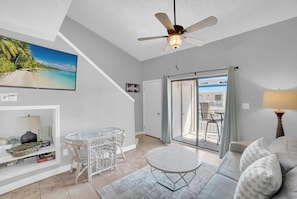 Condo, 1 King Bed with Sofa bed (Sugar Beach 356) | Living area