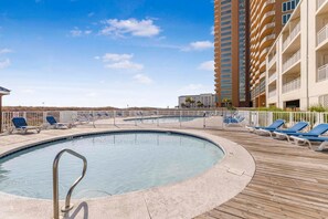 Condo, 1 cama King size y sofá cama (Sugar Beach 356) | Alberca | Alberca climatizada 