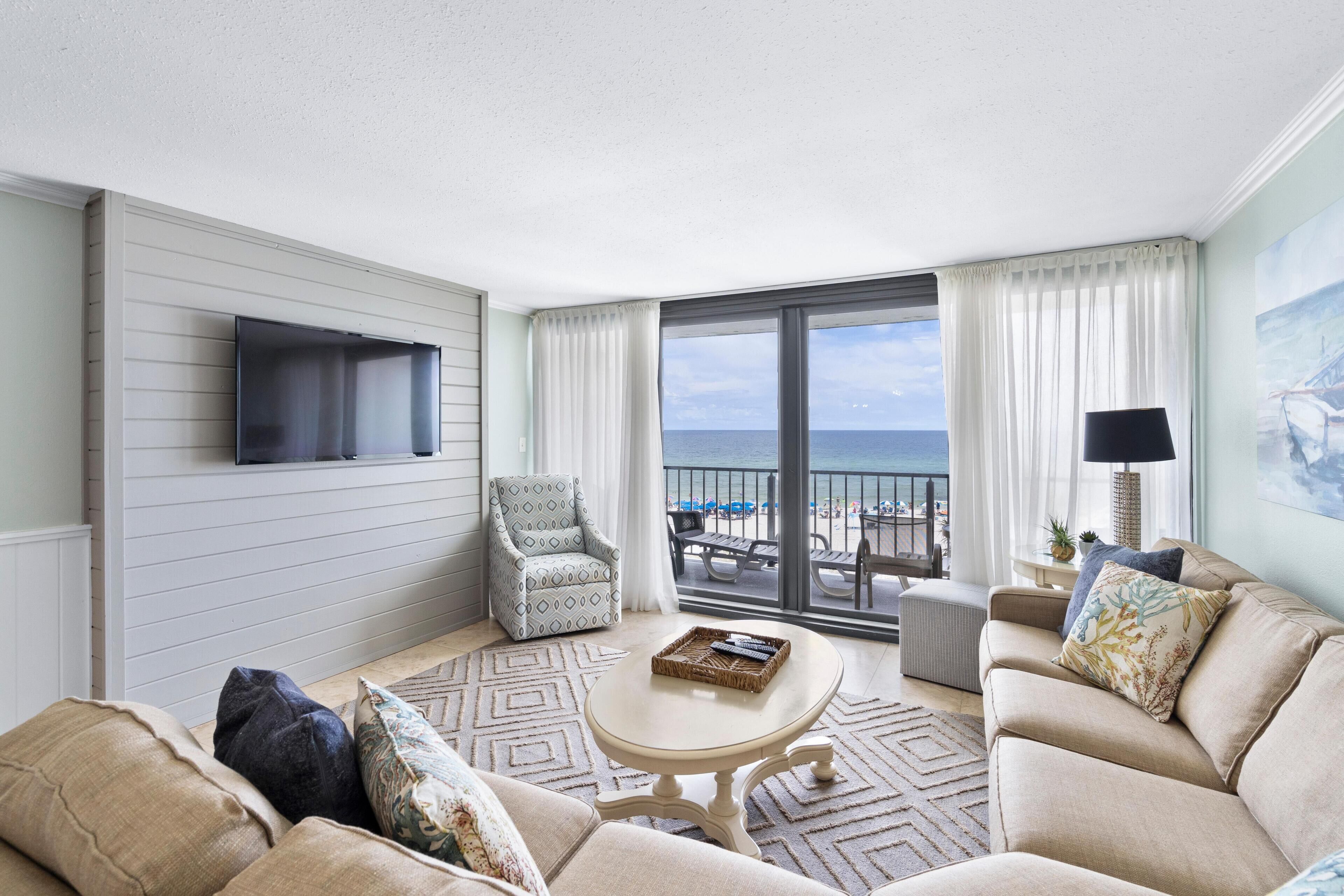 Huoneisto, useita sänkyjä (The Breakers 42) | Oleskelualue