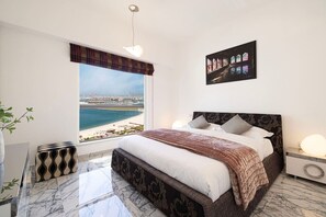 3 bedrooms, iron/ironing board, travel cot, WiFi - Luxury Sea View Beachfront 3 Bedroom Apt, JBR (Dubai)
