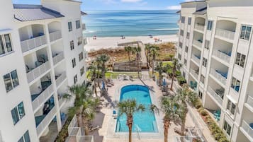 Condo, 1 King Bed with Sofa bed (Palm Beach A23) | Pool | A heated pool