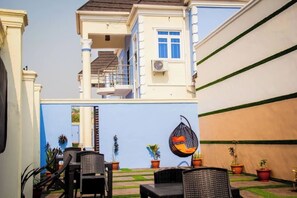 Voorkant van accommodatie