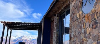 Encantadora cabaña en el encantador Valle Uspallata con aire acondicionado ,WiFi