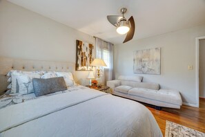 3 chambres, fer et planche Ă repasser, Wi-Fi, draps fournis