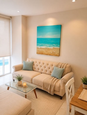 Apartamento | Área de estar | TV de tela plana