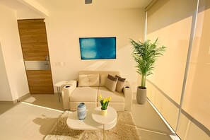 Family Apartment | Living area | Flat-screen TV - Apartamentos Salinas del Mar - by SOHO (Santa Marta)