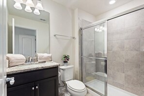 Hair dryer, towels