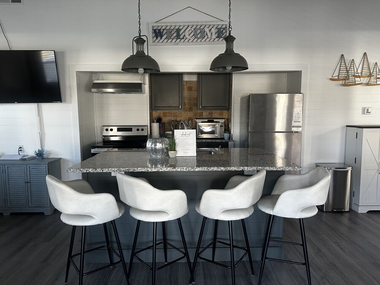 Microondas, horno y parrilla de estufa 