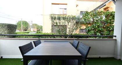 Apartment mit 2 Schlafzimmern und herrlicher Terra