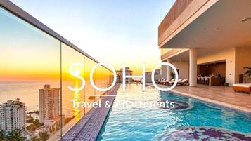 Apartemen Keluarga | Kolam renang | Kolam renang outdoor