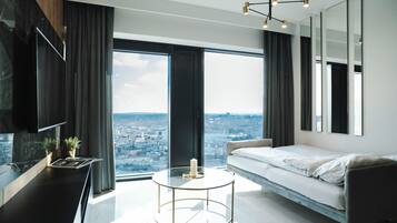 Luxury Studio, City View, 25th floor | Zustellbetten
